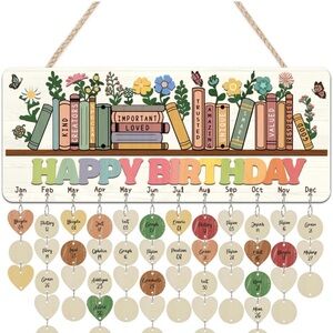 Colorful Birthday Reminder Plaque